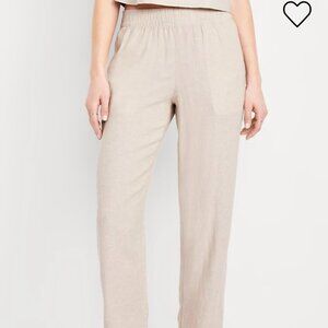 NWT - Old Navy straight-leg linen blend pants - size XL Tall